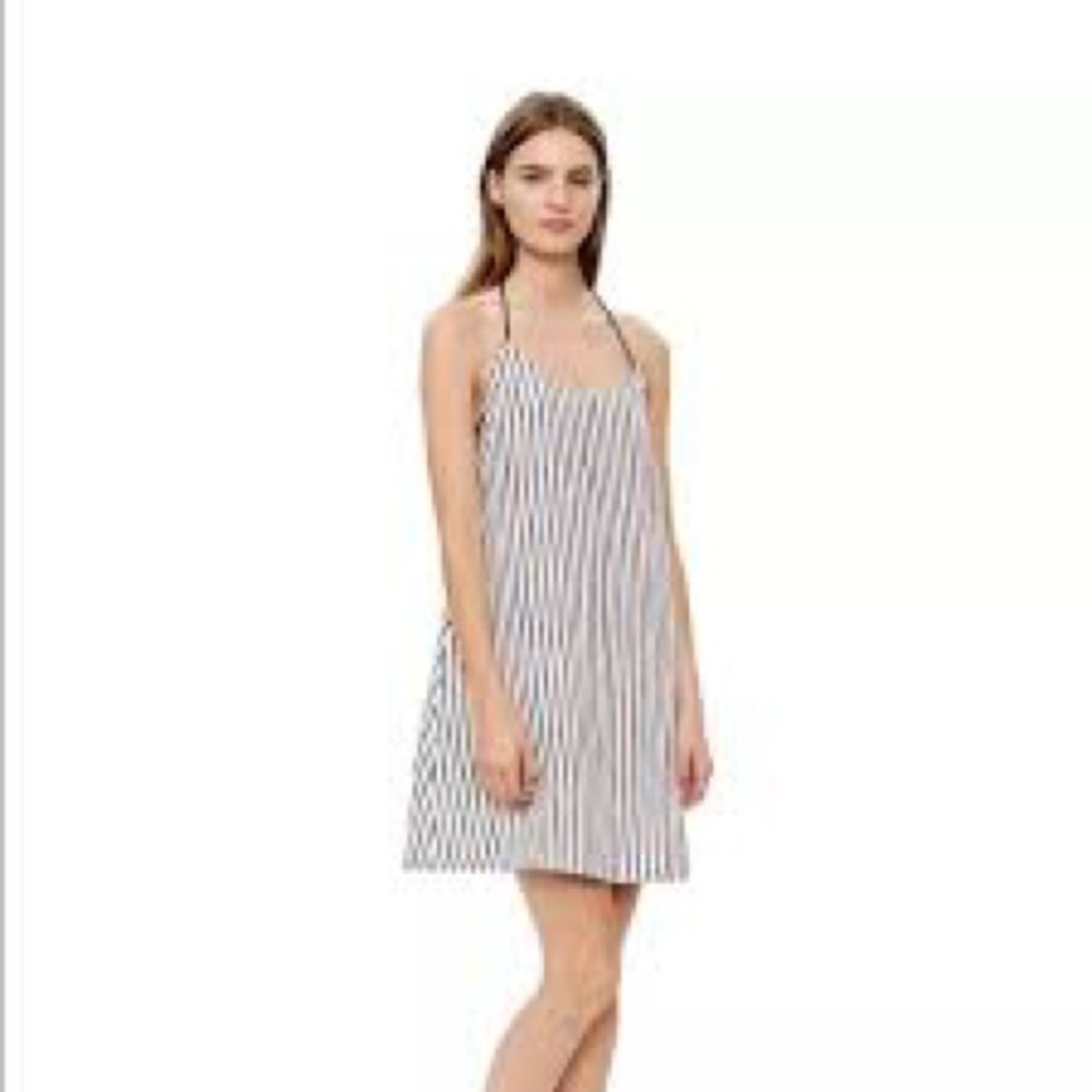 Tory Burch striped halter cover-up